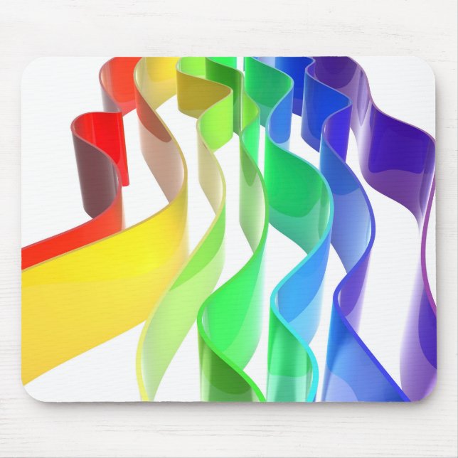 Mousepad Ondas arco-íris (Frente)