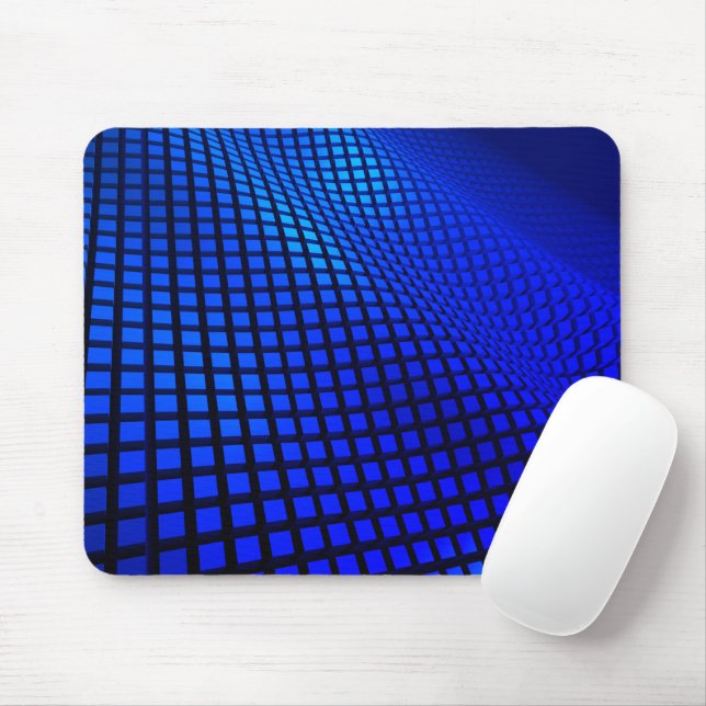 Mousepad Ondas azuis (Com mouse)