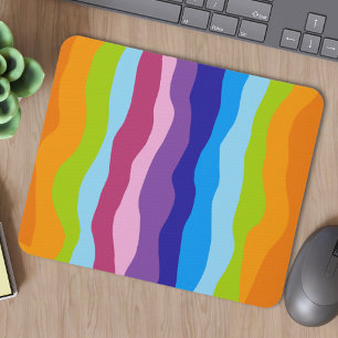 Mousepad Ondas Coloridas