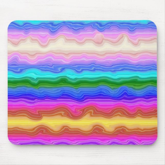 Mousepad Ondas de cor (Frente)