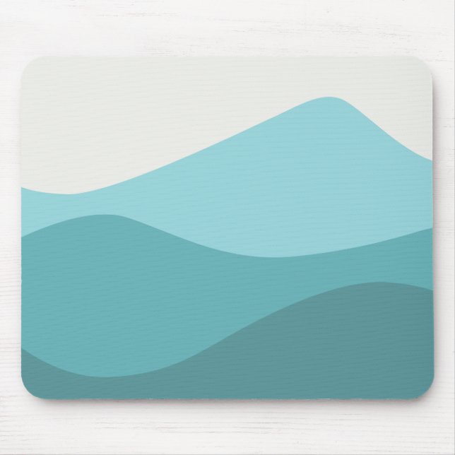 Mousepad Ondas de Verde (Frente)