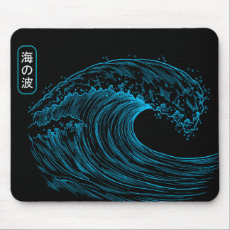 Mousepad Ondas do Oceano Azul