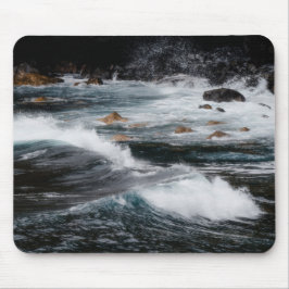 Mousepad Ondas do oceano temperamentais, foto de arte