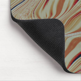 Mousepad Ondas em base mista em laranja acinzentado