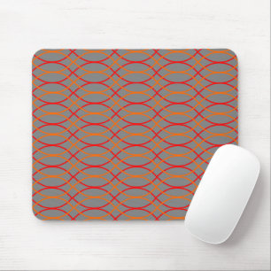 Mousepad Ondas Laranja