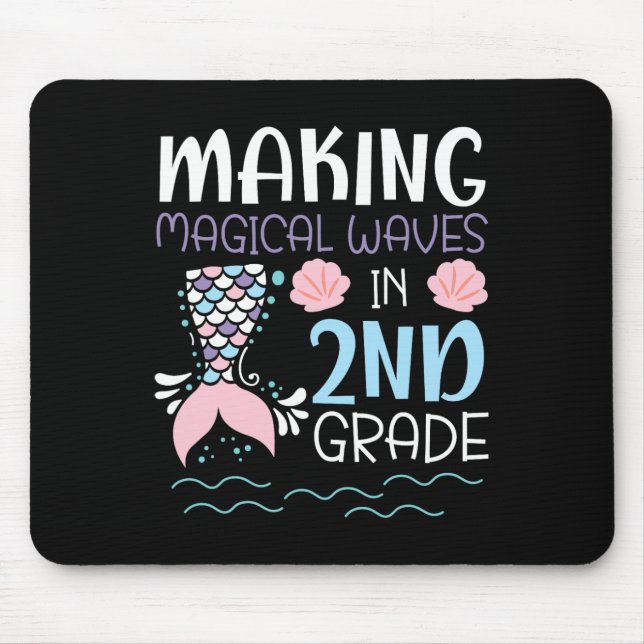 Mousepad Ondas Mágicas Do fazer No Sereado segundo 100 Dias (Frente)