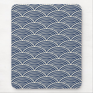 Mousepad Ondas Marinhos do Oceano Azul Japonês