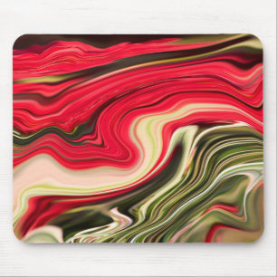 Mousepad Ondas Vermelhas e Verdes