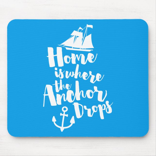 Mousepad Onde a âncora deixa cair (Frente)