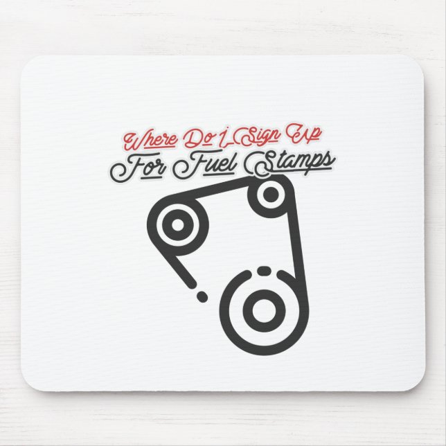 Mousepad Onde Assino Para Carimbos De Combustível? (Frente)