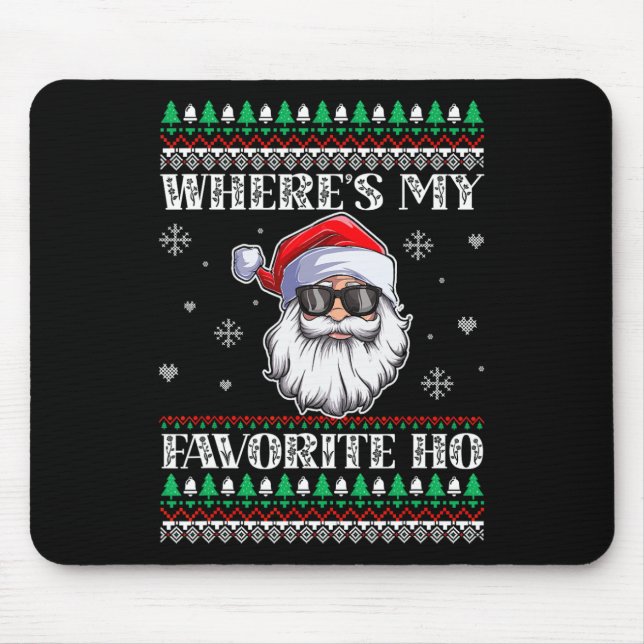 Mousepad Onde está a minha estação de Natal favorita (Frente)