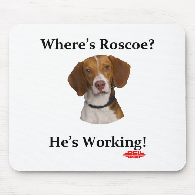 Mousepad Onde está Roscoe? (Frente)