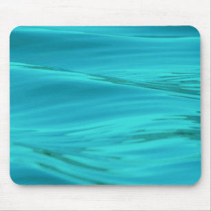Mousepad Ondinhas azuis da água do verão do Aqua legal