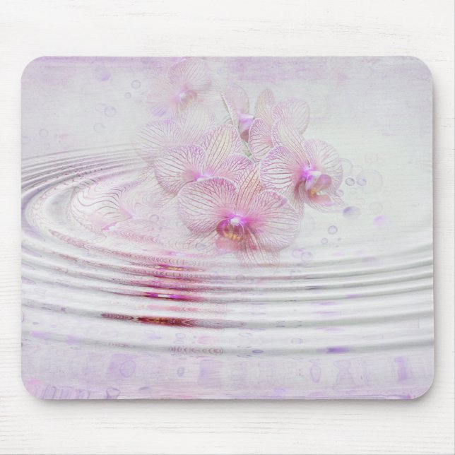 Mousepad Ondulações de Orquídea (Frente)