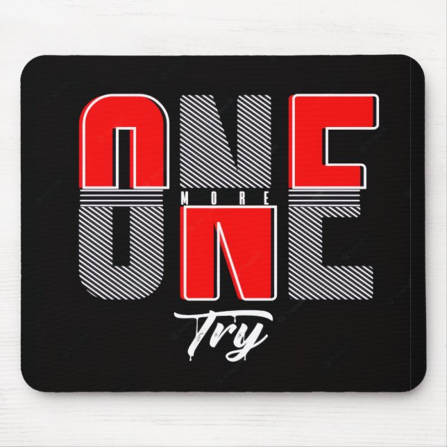 Mousepad One More Try (Frente)