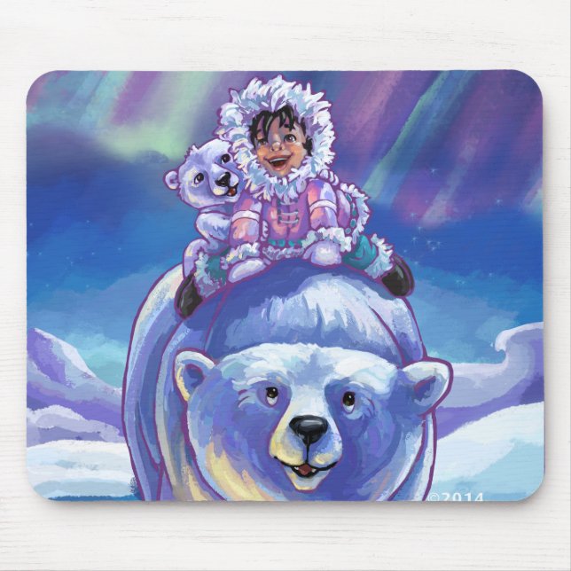 Mousepad Ônibus Urso Polar (Frente)