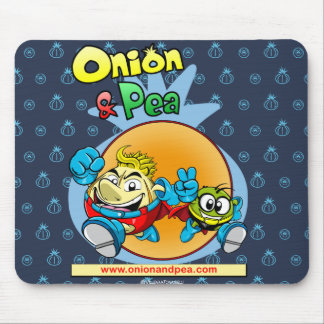 Mousepad Onion & Pea blue mousepad.