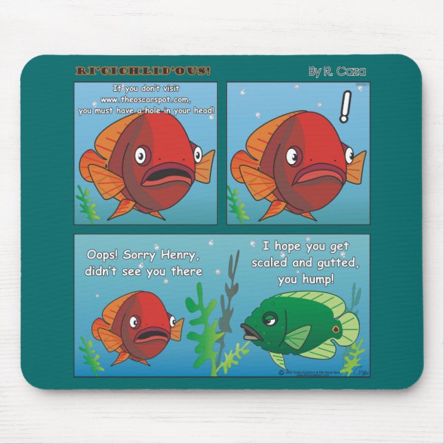 Mousepad Oops! Henry pesaroso (Frente)