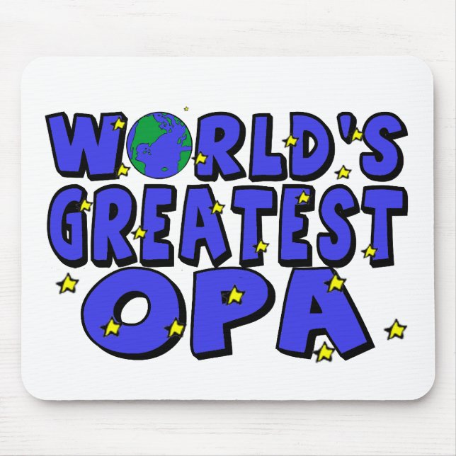 Mousepad Opa Mais Incrível do Mundo (Frente)
