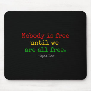 Mousepad Opal Lee Juneteende 1865 Black Independence Emanci