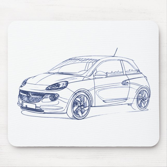 Mousepad Opel Adam 2013 (Frente)