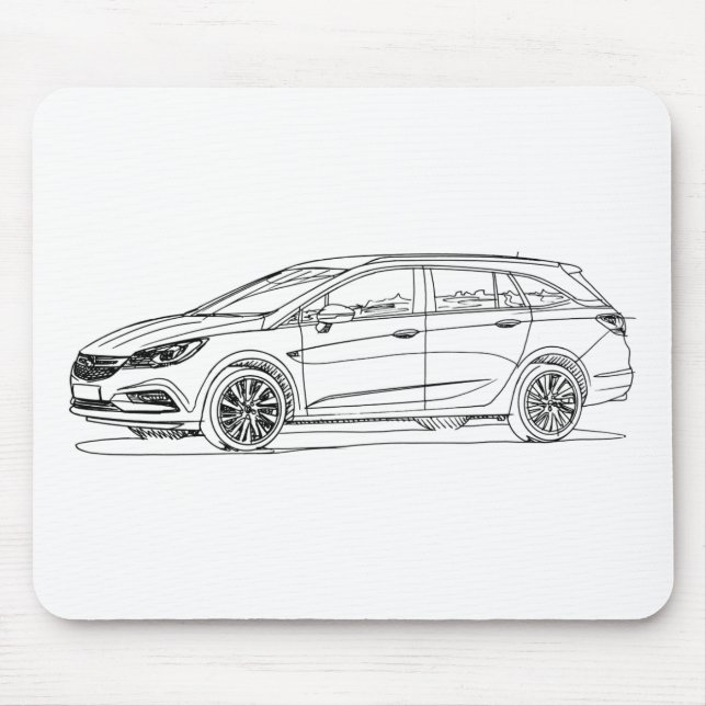 Mousepad Opel Astra SportTourer 2016 (Frente)
