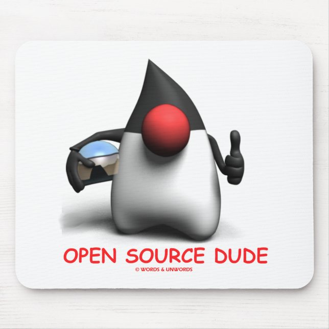 Mousepad Open Source Dude (Desenvolvedor de Software Duke) (Frente)