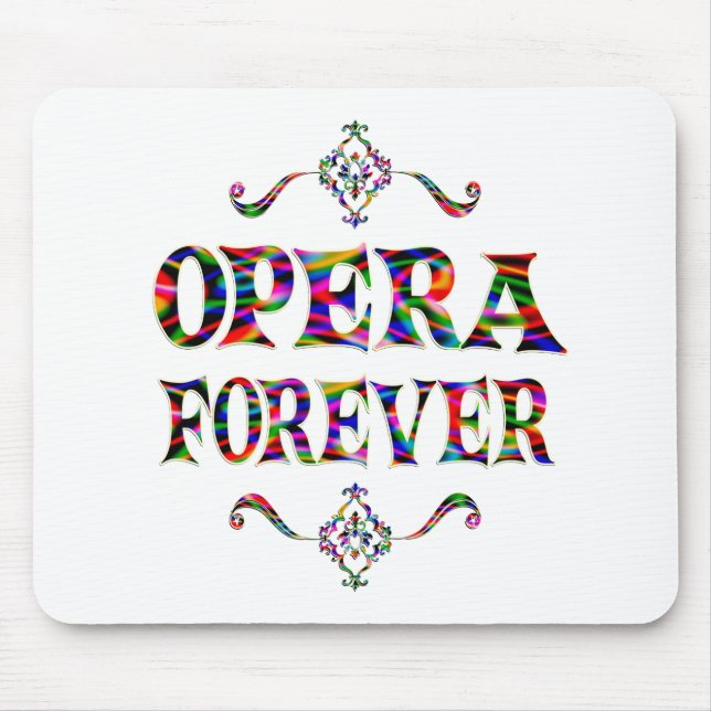 Mousepad Ópera para sempre (Frente)