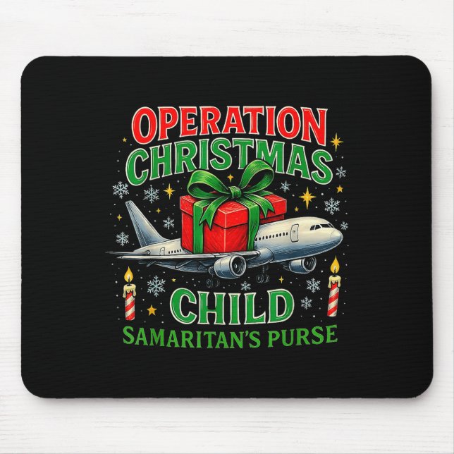 Mousepad Operação Criança de Natal Projeto Bolsa Samaritan' (Frente)