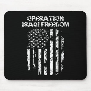 Mousepad Operação Liberdade Iraquiana Combate Veterano