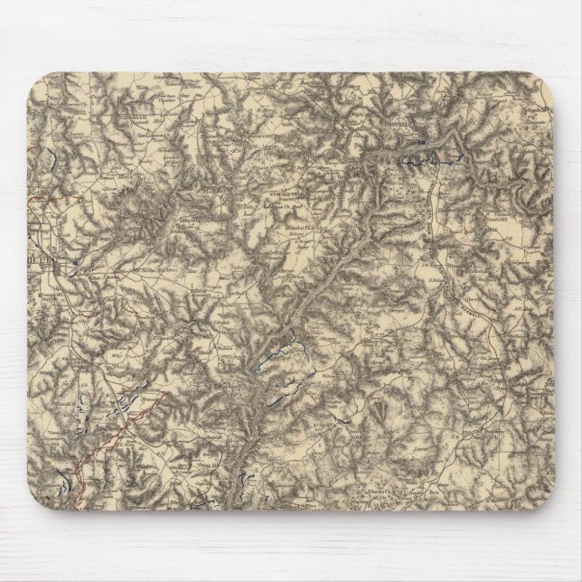Mousepad Operações Militares da Campanha 2 de Atlanta (Frente)