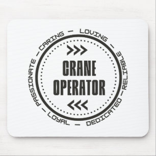 Mousepad Operador de guindaste surpreendente