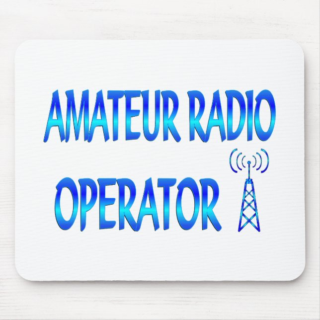 Mousepad Operador de rádio amador (Frente)