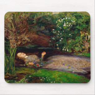 Mousepad Ophelia, John Everett Millais, 1851-1852