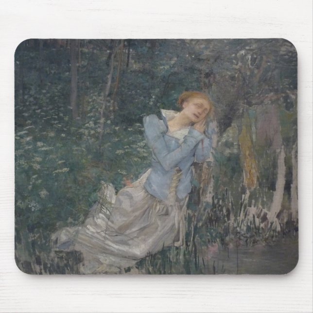 Mousepad Ophelia (Weeping Woman) (por Jules Bastien-Lepage) (Frente)