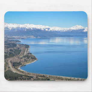 Mousepad Opinião aérea de Bariloche no inverno