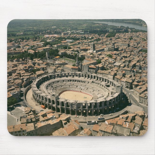 Mousepad Opinião aérea o anfiteatro (Frente)