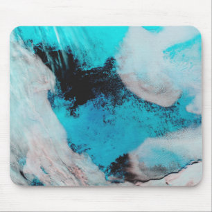 Mousepad Opinião de cor falsa do Polynya (água aberta)