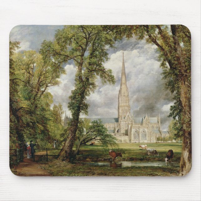 Mousepad Opinião de John Constable | da catedral de (Frente)