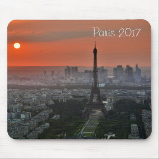 Mousepad Opinião de Lanscape da torre Eiffel, Paris France