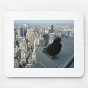 Mousepad Opinião de olho de pássaro de New York