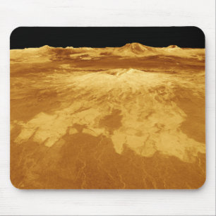 Mousepad opinião de perspectiva 3D de Sapas Mons em Venus