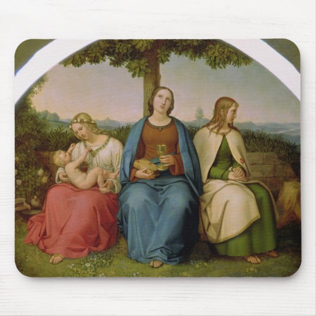 Mousepad Opinião, esperança e amor, 1819 (Frente)