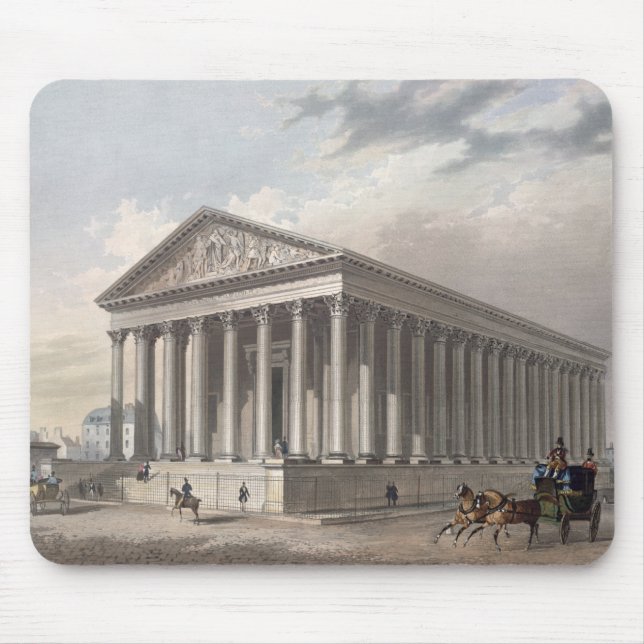 Mousepad Opinião exterior a Madeleine, Paris (Frente)