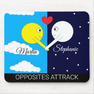 Mousepad Opostos: Sol & Lua