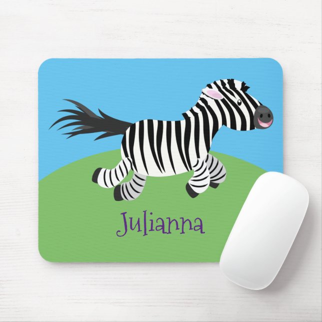 Mousepad Óptica engraçada e engraçada com desenho animado (Com mouse)