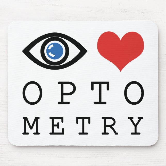 Mousepad Optometria De Amor Ocular (Frente)