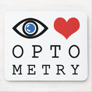 Mousepad Optometria do amor do olho