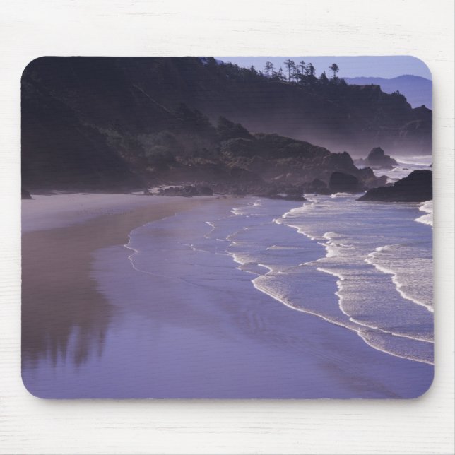Mousepad OR, Ecola SP, Praia Indiana com nevoeiro matinal (Frente)