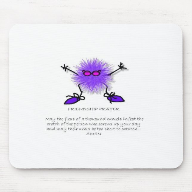Mousepad Oração da amizade (?) (Frente)